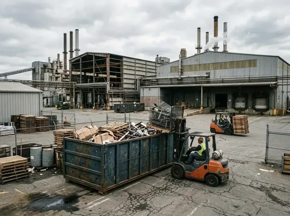 industrial-factory-scrap-conta-003 — frequently asked questions, Cheap Roll-off Dumpster Rentals in North Prairie, WI